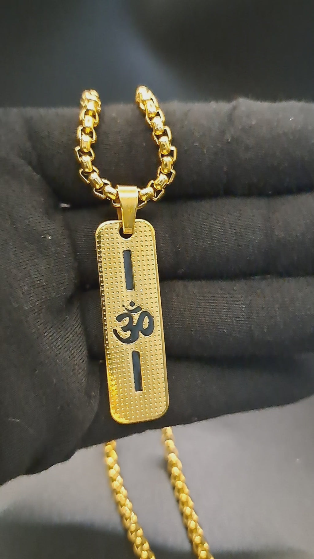 Long OM Pendant Chain